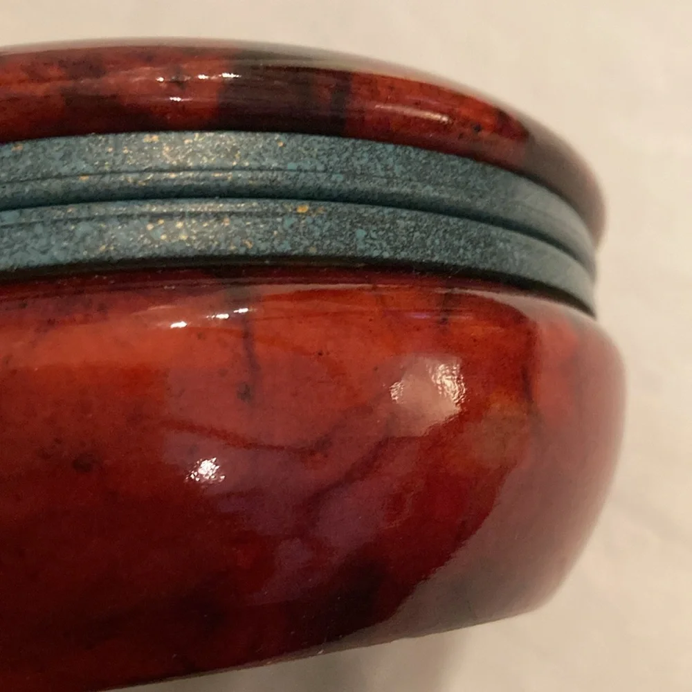 Pier 1 alabaster hand carved Jewelry Box made in Italy